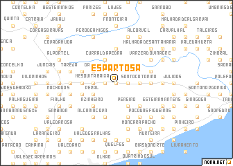 map of Espartosa