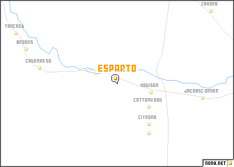 map of Esparto