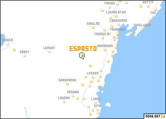 map of Espasto