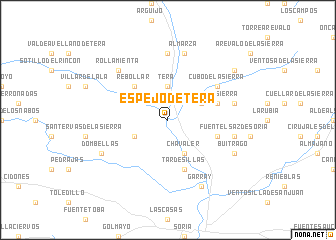 map of Espejo de Tera