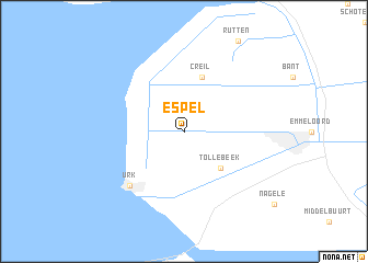 map of Espel