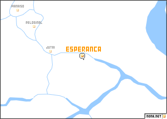 map of Esperança