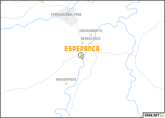map of Esperança