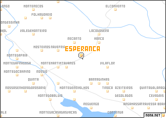 map of Esperança