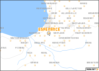 map of Esperance