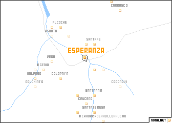 map of Esperanza