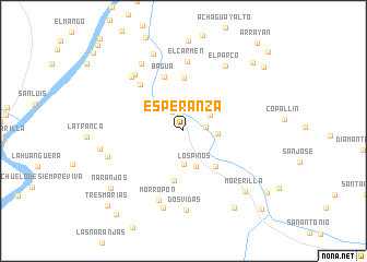 map of Esperanza