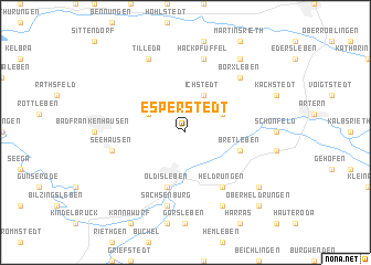 map of Esperstedt