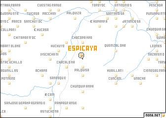 map of Espicaya