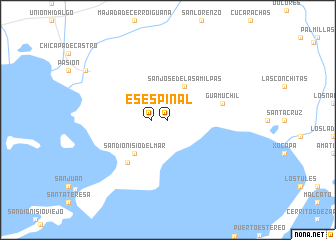 map of Espinal