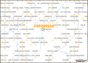 map of Espinaredo