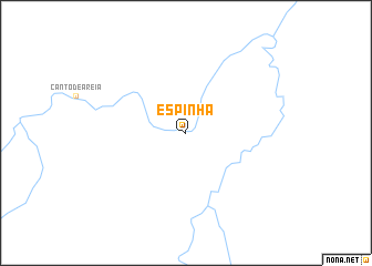 map of Espinha