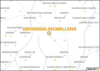 map of Espinosa de los Caballeros