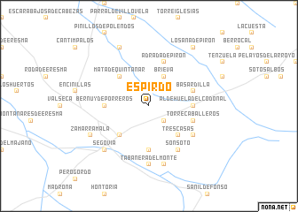 map of Espirdo