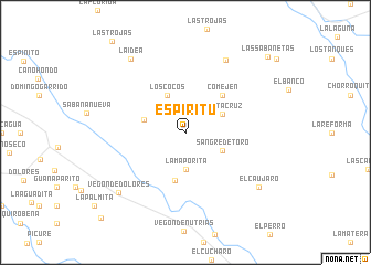 map of Espíritu