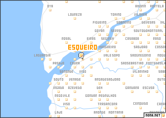 map of Esqueiro