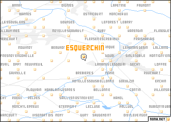 map of Esquerchin