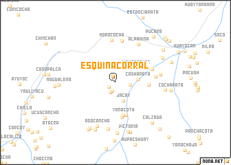 map of Esquina Corral