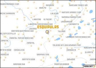 map of Esquipulas