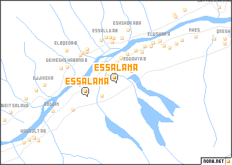 map of Es Salama