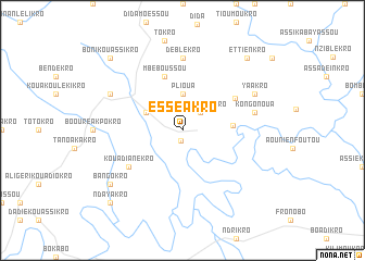 map of Esséakro