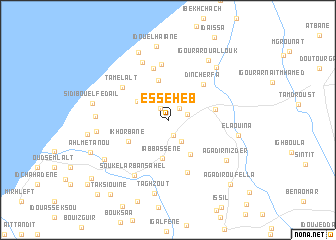 map of Es Seheb
