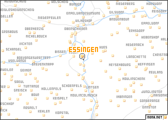 map of Essingen
