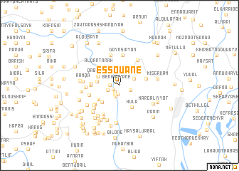 map of Es Souâné