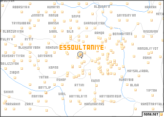 map of Es Soultânîyé