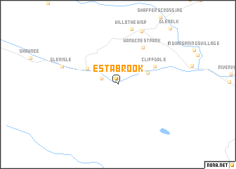 map of Estabrook