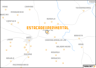 map of Estação Experimental