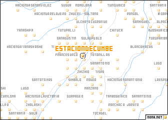 map of Estación de Cumbe