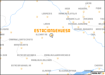 map of Estación de Huesa