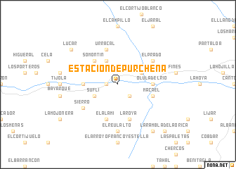map of Estación de Purchena