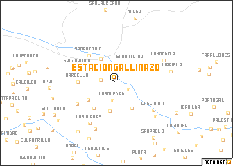 map of Estación Gallinazo