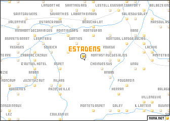 map of Estadens