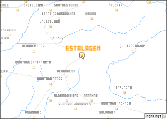 map of Estalagem
