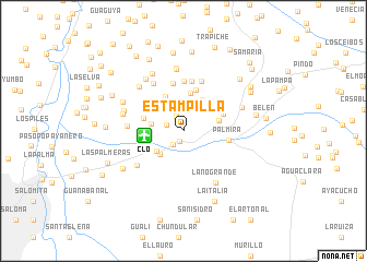 map of Estampilla