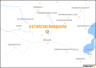 map of Estancia Camaquene