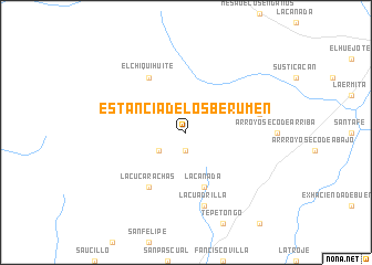 map of Estancia de los Berumen