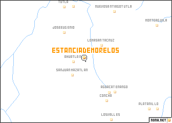 map of Estancia de Morelos