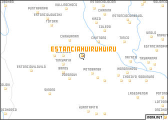 map of Estancia Huiru Huiru