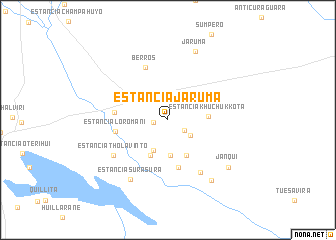 map of Estancia Jaruma