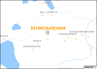map of Estancia Jinchuma