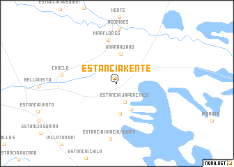 map of Estancia Kente