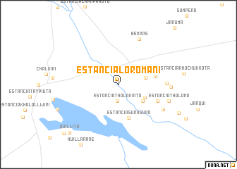 map of Estancia Loromani