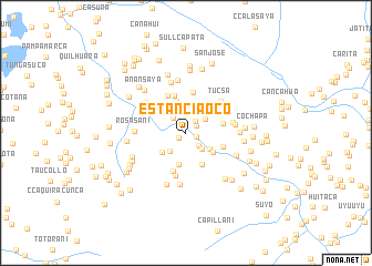 map of Estancia Oco