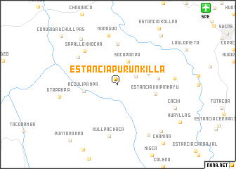 map of Estancia Purunkilla