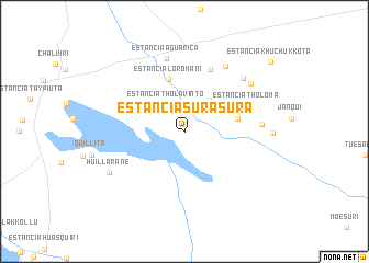 map of Estancia Sura Sura