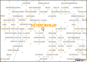 map of Estancia Vieja